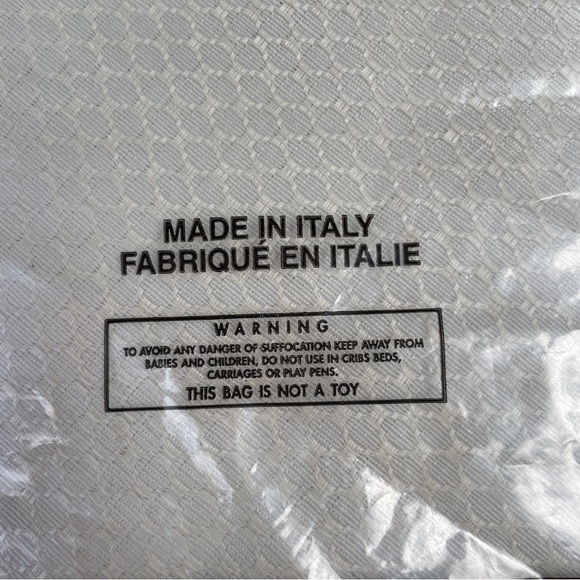 Fendi Uomo 2 Empty Clear Plastic Bag Store Storage - Picture 4 of 8